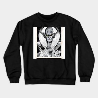 a man with two swords Crewneck Sweatshirt